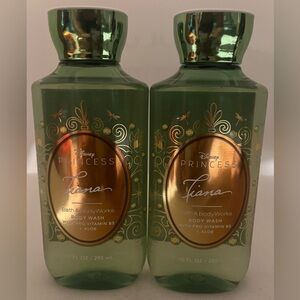 2 Princess Tiana Bath & Body Works Body Wash 10 fl oz plus a free gift